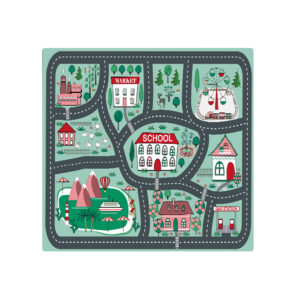 SOGA 120cm Kids Rug Street Map Play Mat Educational Baby Theme Park Area Rugs KidCarpet605 AU Depot Free Shipping SOGA 120cm Kids Rug Street Map Play Mat - AU DEPOT