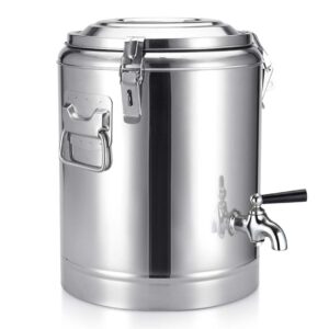 Buy SOGA 12L Stainless Steel Insulated Stock Pot Dispenser Hot & Cold Beverage Container With Tap Online - Home & Living - 2 - AU Depot Free Shipping