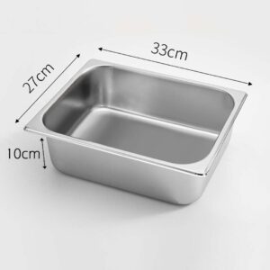 Buy SOGA 12X  Gastronorm GN Pan Full Size 1/2 GN Pan 10cm Deep Stainless Steel Tray Online - Home & Living - 2 - AU Depot Free Shipping