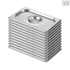 Buy SOGA 12X Gastronorm GN Pan Lid Full Size 1/3 Stainless Steel Tray Top Cover Online - Home & Living - 1 - AU Depot Free Shipping