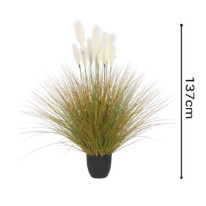 Buy SOGA 137cm Artificial Indoor Potted Reed Bulrush Grass Tree Fake Plant Simulation Decorative Online - Home & Living - 2 - AU Depot Free Shipping