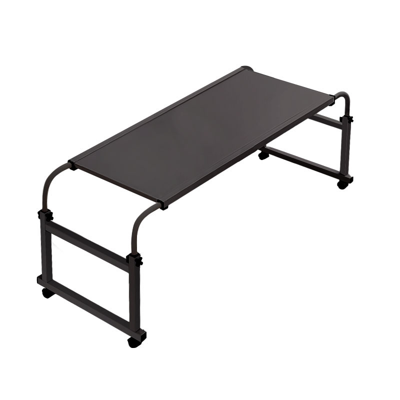 SOGA 140x45cm Black Cross Bed Movable Desk Table w/ Adjustable Length & Height - - SideTab32 1 SOGA 140x45cm Black Cross Bed Movable Desk Table w/ Adjustable Length & Height - AU DEPOT Buy SOGA 140x45cm Black Cross Bed Movable Desk Table w/ Adjustable Length & Height Online - Furniture - 1 - AU Depot Free Shipping