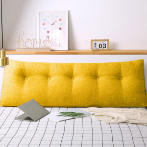 Buy SOGA 150cm Yellow Triangular Wedge Bed Pillow Headboard Backrest Bedside Tatami Cushion Home Decor Online - Furniture - 2 - AU Depot Free Shipping