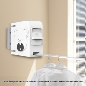 Buy SOGA 160mm Wall-Mounted Clothes Line Dry Rack Retractable Space-Saving Foldable Hanger White Online - Home & Living - 2 - AU Depot Free Shipping