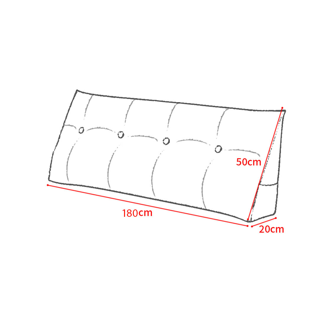 SOGA 180cm Green Triangular Wedge Bed Pillow Headboard Backrest Bedside Tatami Cushion Home Decor - Pillow1114 - Furniture - 6 - AU DEPOT SOGA Buy SOGA 180cm Green Triangular Wedge Bed Pillow Headboard Backrest Bedside Tatami Cushion Home Decor Online - Furniture - 6 - AU Depot Free Shipping