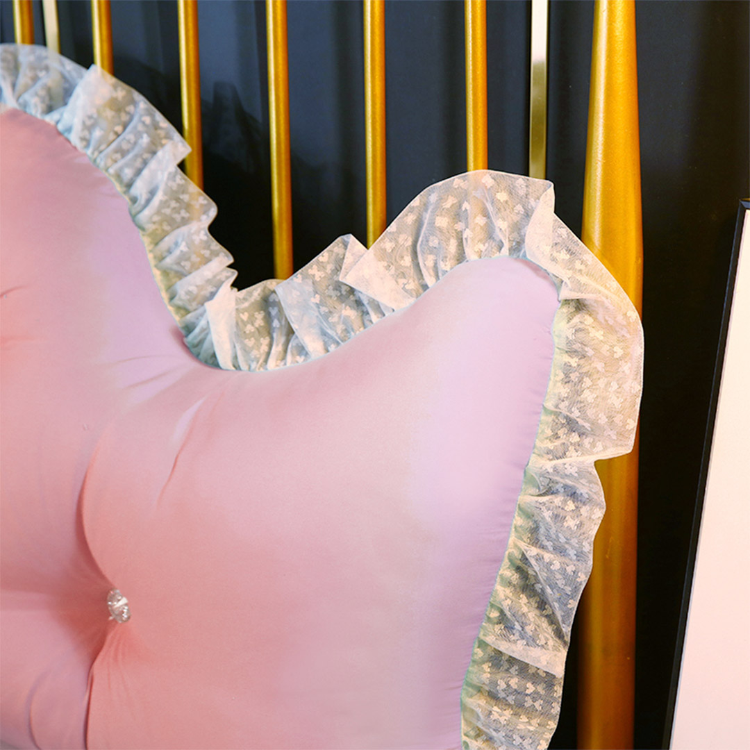 SOGA 180cm Pink Princess Bed Pillow Headboard Backrest Bedside Tatami Sofa Cushion with Ruffle Lace Home Decor - PillowSlk180Pink - Furniture - 10 - AU DEPOT SOGA Buy SOGA 180cm Pink Princess Bed Pillow Headboard Backrest Bedside Tatami Sofa Cushion with Ruffle Lace Home Decor Online - Furniture - 10 - AU Depot Free Shipping