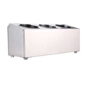 Buy SOGA 18/10 Stainless Steel Commercial Conical Utensils Cutlery Holder with 3 Holes Online - Home & Living - 2 - AU Depot Free Shipping