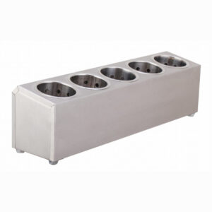 Buy SOGA 18/10 Stainless Steel Commercial Conical Utensils Cutlery Holder with 5 Holes Online - Home & Living - 2 - AU Depot Free Shipping