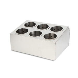 Buy SOGA 18/10 Stainless Steel Commercial Conical Utensils Cutlery Holder with 6 Holes Online - Home & Living - 2 - AU Depot Free Shipping