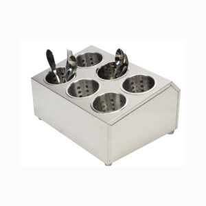 Buy SOGA 18/10 Stainless Steel Commercial Conical Utensils Cutlery Holder with 6 Holes Online - Home & Living - 1 - AU Depot Free Shipping