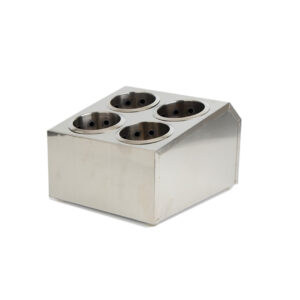 Buy SOGA 18/10 Stainless Steel Commercial Conical Utensils Square Cutlery Holder with 4 Holes Online - Home & Living - 2 - AU Depot Free Shipping