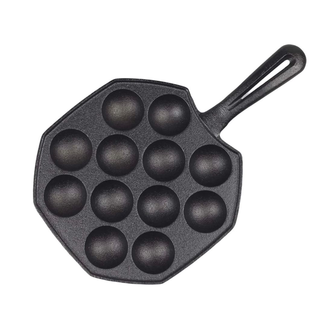 SOGA 18CM Cast Iron Takoyaki Fry Pan Octopus Balls Maker 12 Hole Cavities Grill Mold - Frying Pans - ZPaiB2 1 SOGA 18CM Cast Iron Takoyaki Fry Pan Octopus Balls Maker 12 Hole Cavities Grill Mold - AU DEPOT Buy SOGA 18CM Cast Iron Takoyaki Fry Pan Octopus Balls Maker 12 Hole Cavities Grill Mold Online - Home & Living - 1 - AU Depot Free Shipping