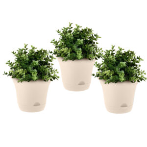 Buy SOGA 19.5 cm  Plastic Plant Pot Self Watering Planter Flower Bonsai Indoor Outdoor Garden Decor Set of 3 Online - Home & Living - 1 - AU Depot Free Shipping