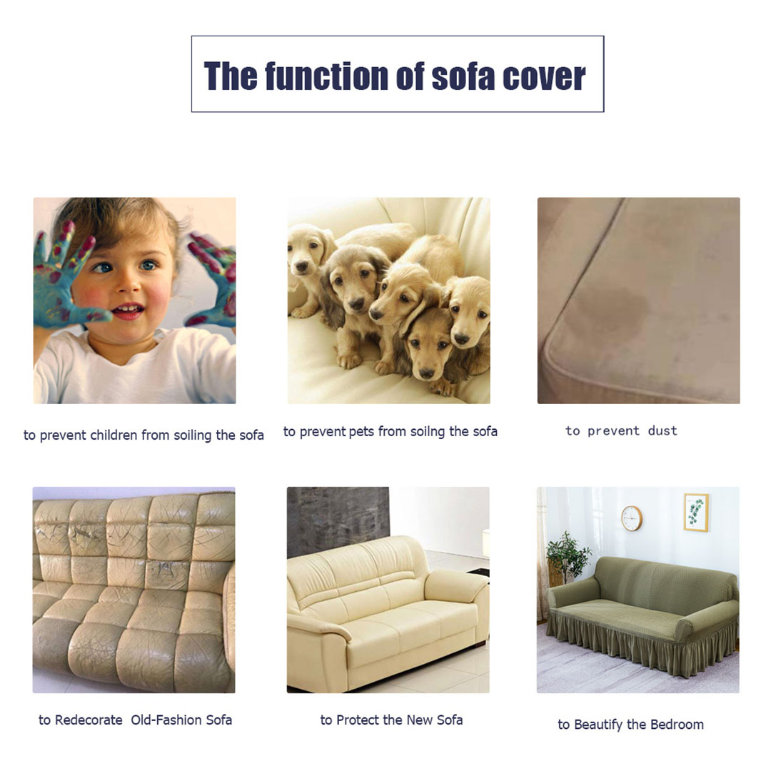 SOGA 2-Seater Blue Sofa Cover with Ruffled Skirt Couch Protector High Stretch Lounge Slipcover Home Decor - SofaCov15 - Home & Living - 9 - AU DEPOT SOGA Buy SOGA 2-Seater Blue Sofa Cover with Ruffled Skirt Couch Protector High Stretch Lounge Slipcover Home Decor Online - Home & Living - 9 - AU Depot Free Shipping