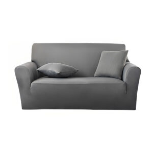 SOGA 2 Seater Grey Sofa Cover Couch Protector High Stretch Lounge Slipcover Home Decor SofaCov210 AU Depot Free Shipping SOGA 2-Seater Grey Sofa Cover Couch Protector High Stretch Lounge Slipcover Home Decor - AU DEPOT