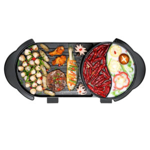 SOGA 2 in 1 Electric Non Stick BBQ Teppanyaki Grill Plate Steamboat Hotpot 2 8 Person SteamboatHotPotandGrillYuanYang AU Depot Free Shipping SOGA 2 in 1 Electric Non-Stick BBQ Teppanyaki Grill Plate Steamboat Hotpot 2-8 Person - AU DEPOT