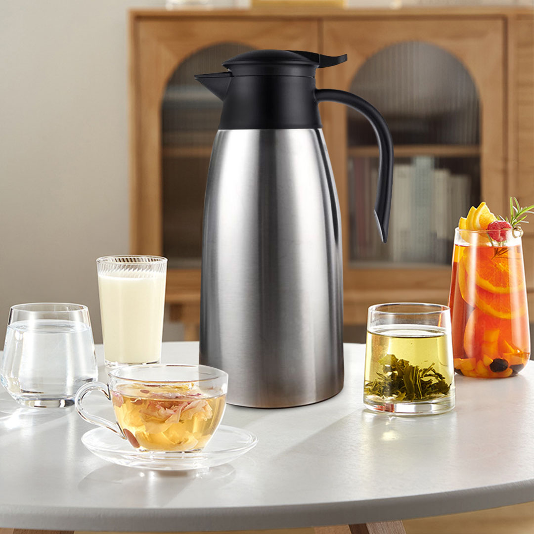 SOGA 2.0L Silver Color 3-Layer Stainless Steel Vacuum Durable Thermal Flask - BottleWKE15 - Home & Living - 3 - AU DEPOT SOGA Buy SOGA 2.0L Silver Color 3-Layer Stainless Steel Vacuum Durable Thermal Flask Online - Home & Living - 3 - AU Depot Free Shipping