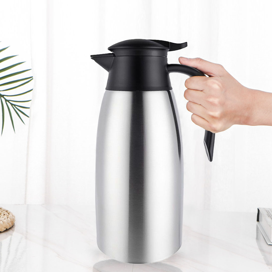 SOGA 2.0L Silver Color 3-Layer Stainless Steel Vacuum Durable Thermal Flask - BottleWKE15 - Home & Living - 7 - AU DEPOT SOGA Buy SOGA 2.0L Silver Color 3-Layer Stainless Steel Vacuum Durable Thermal Flask Online - Home & Living - 7 - AU Depot Free Shipping