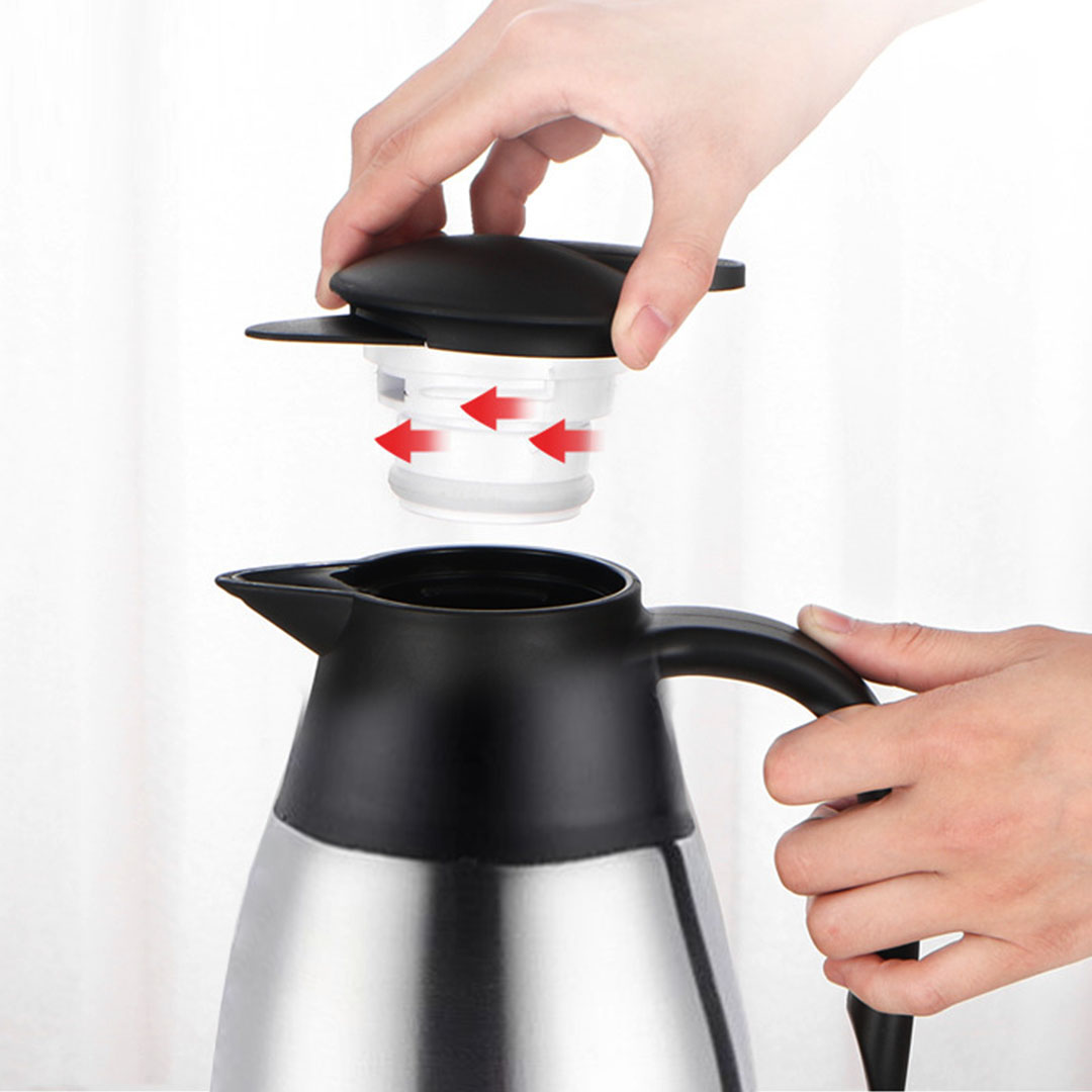 SOGA 2.0L Silver Color 3-Layer Stainless Steel Vacuum Durable Thermal Flask - BottleWKE15 - Home & Living - 9 - AU DEPOT SOGA Buy SOGA 2.0L Silver Color 3-Layer Stainless Steel Vacuum Durable Thermal Flask Online - Home & Living - 9 - AU Depot Free Shipping