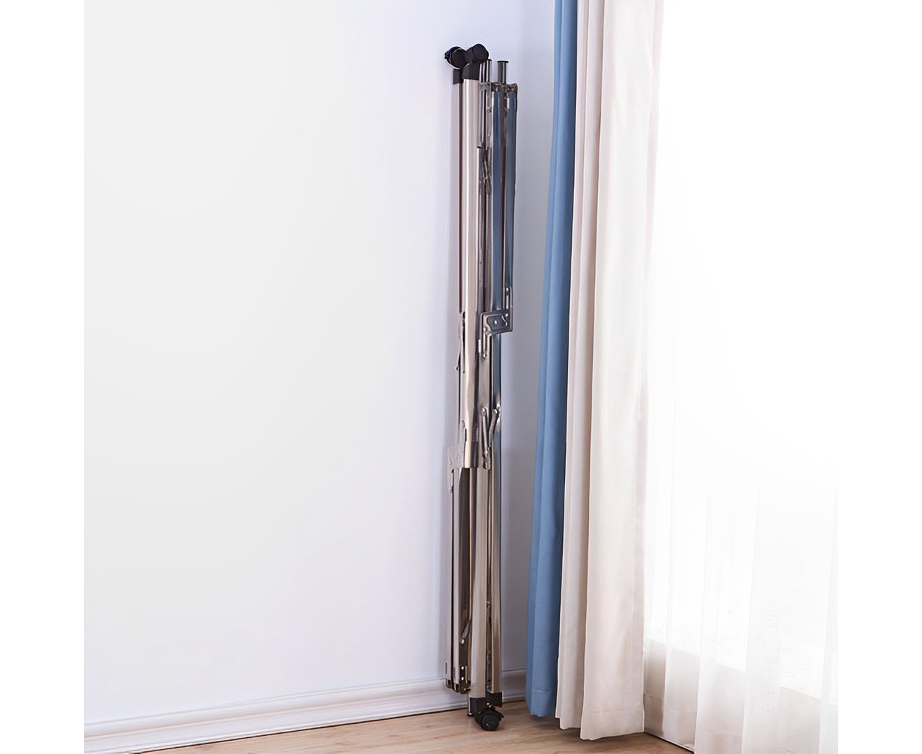SOGA 2.0m Portable Standing Clothes Drying Rack Foldable Space-Saving Laundry Holder with Wheels - BSXG2515 - Home & Living - 7 - AU DEPOT SOGA Buy SOGA 2.0m Portable Standing Clothes Drying Rack Foldable Space-Saving Laundry Holder with Wheels Online - Home & Living - 7 - AU Depot Free Shipping