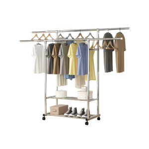 Buy SOGA 200cm Stainless Steel Floor-Standing Clothes Rack - Durable and Space-Saving Laundry Organizer Online - Home & Living - 2 - AU Depot Free Shipping