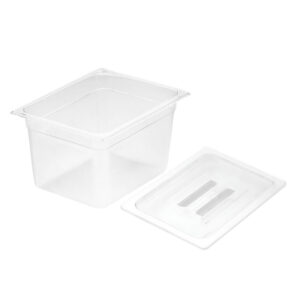 Buy SOGA 200mm Clear Gastronorm GN Pan 1/2 Food Tray Storage with Lid Online - Home & Living - 1 - AU Depot Free Shipping