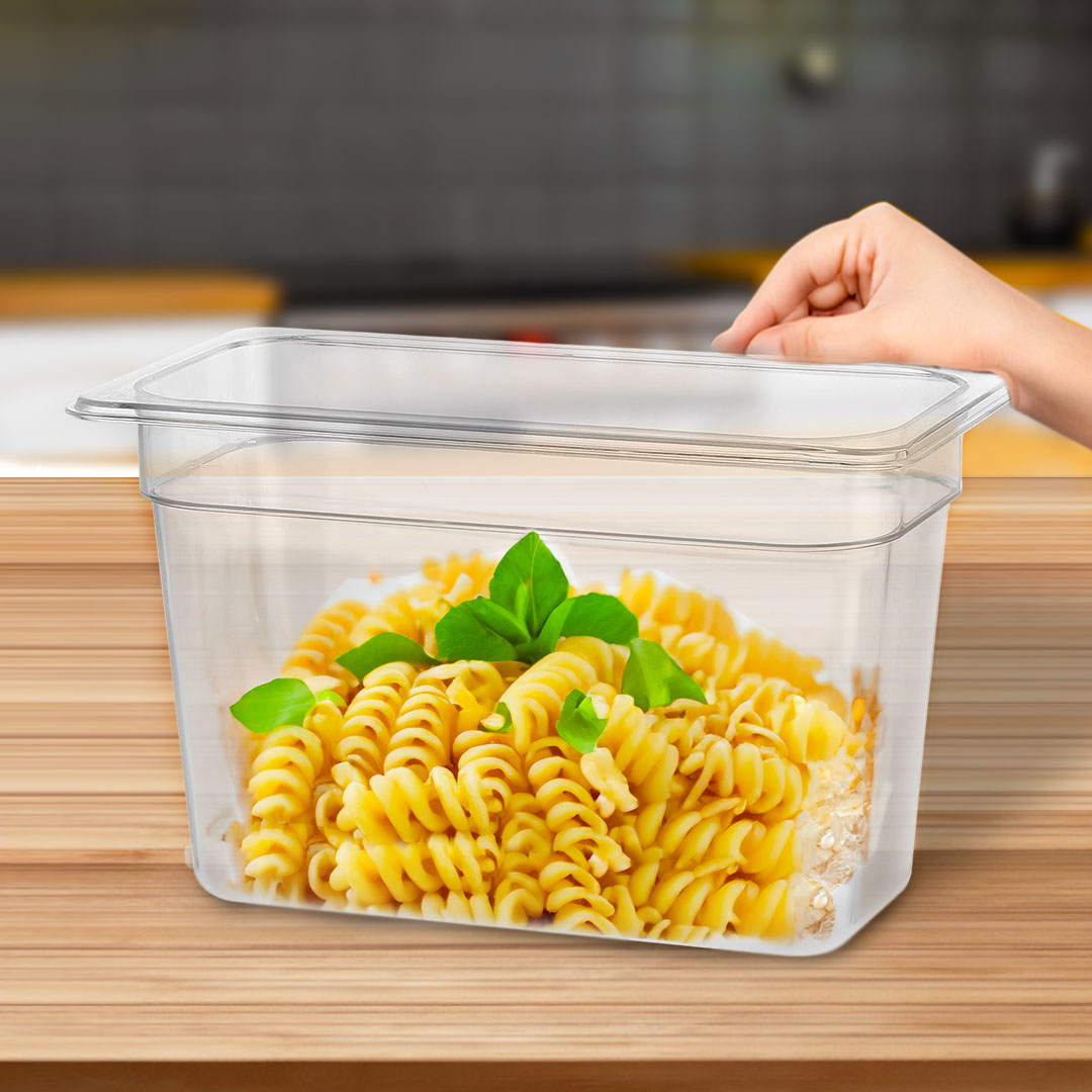 SOGA 200mm Clear Gastronorm GN Pan 1/3 Food Tray Storage Bundle of 2 - VICPans1424X2 - Home & Living - 4 - AU DEPOT SOGA Buy SOGA 200mm Clear Gastronorm GN Pan 1/3 Food Tray Storage Bundle of 2 Online - Home & Living - 4 - AU Depot Free Shipping