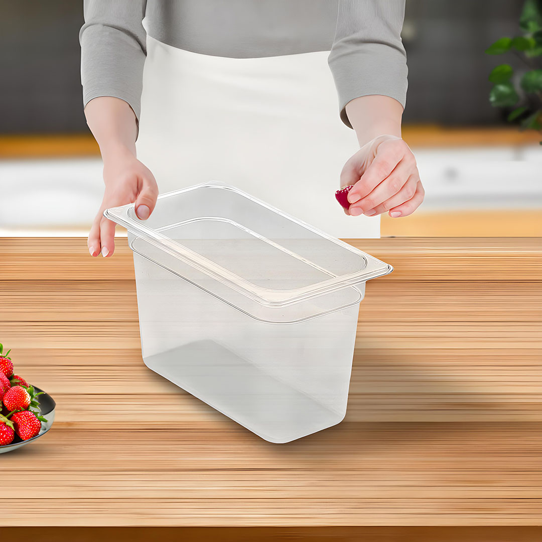 SOGA 200mm Clear Gastronorm GN Pan 1/3 Food Tray Storage Bundle of 2 - VICPans1424X2 - Home & Living - 6 - AU DEPOT SOGA Buy SOGA 200mm Clear Gastronorm GN Pan 1/3 Food Tray Storage Bundle of 2 Online - Home & Living - 6 - AU Depot Free Shipping