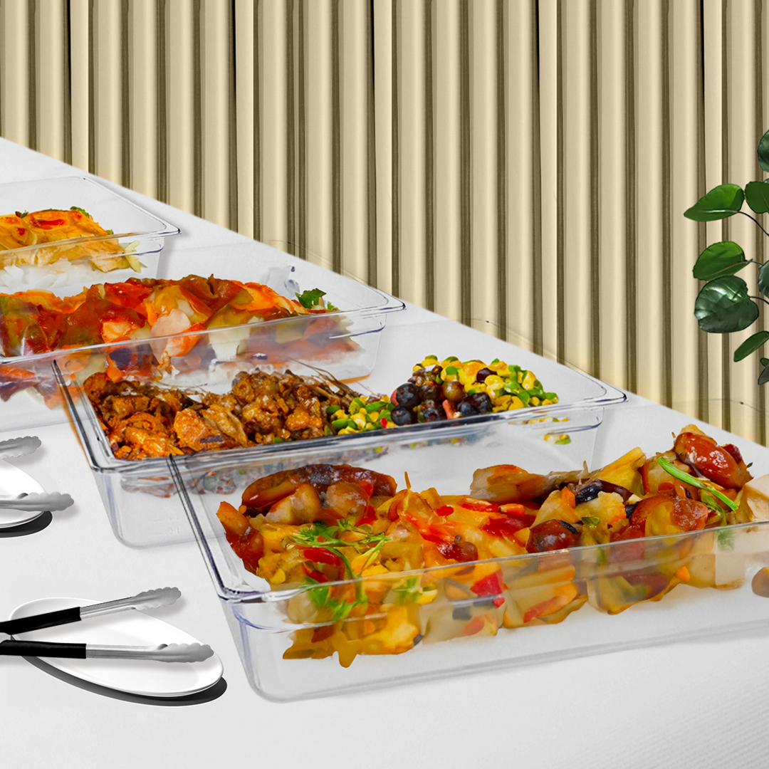 SOGA 200mm Clear Gastronorm GN Pan 1/3 Food Tray Storage Bundle of 2 - VICPans1424X2 - Home & Living - 7 - AU DEPOT SOGA Buy SOGA 200mm Clear Gastronorm GN Pan 1/3 Food Tray Storage Bundle of 2 Online - Home & Living - 7 - AU Depot Free Shipping
