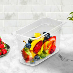 Buy SOGA 200mm Clear Gastronorm GN Pan 1/3 Food Tray Storage Online - Home & Living - 2 - AU Depot Free Shipping