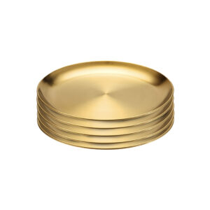 Buy SOGA 20cm Premium Gold Grilling Plate  Durable Heat Resistant, Perfect for BBQs and Outdoor Cooking Kitchen Essential Online - home & living > kitchen & dining > cookware > saucepans - 1 - AU Depot Free Shipping