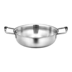 SOGA 24cm Premium Silver Seafood Dry Pot Stockpot Versatile and Durable Kitchen Essential VICSoupPot04 AU Depot Free Shipping SOGA 24cm Premium Silver Seafood Dry Pot Stockpot Versatile and Durable Kitchen Essential - AU DEPOT