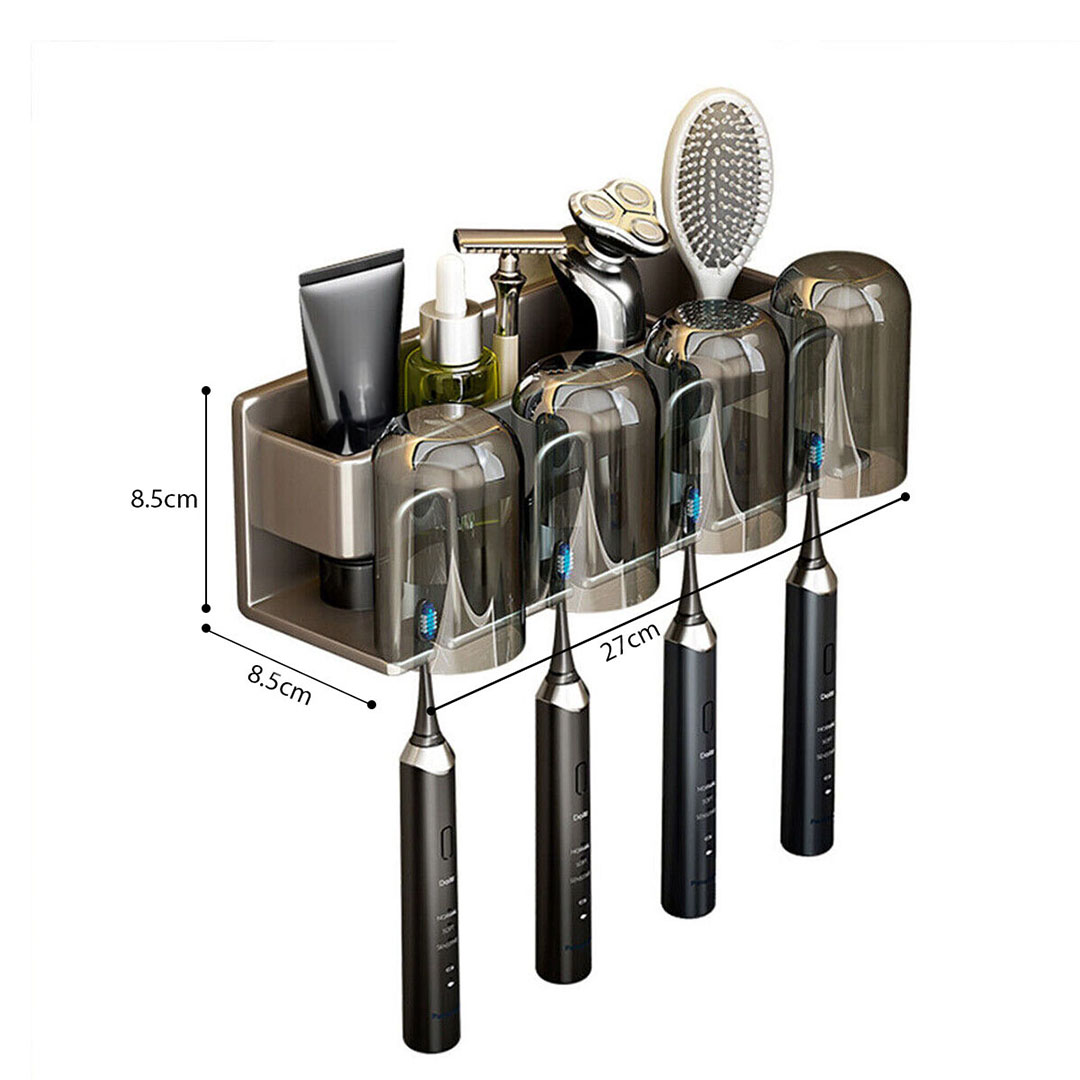 SOGA 27cm Wall-Mounted Bathroom Storage Organiser Space Saving Adhesive Shelf Rack - TAN1003 - Home - 7 - AU DEPOT SOGA Buy SOGA 27cm Wall-Mounted Bathroom Storage Organiser Space Saving Adhesive Shelf Rack Online - Home - 7 - AU Depot Free Shipping