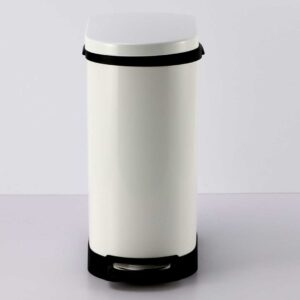 Buy SOGA 2X 10L Foot Pedal Stainless Steel Rubbish Recycling Garbage Waste Trash Bin U White Online - Home & Living - 2 - AU Depot Free Shipping