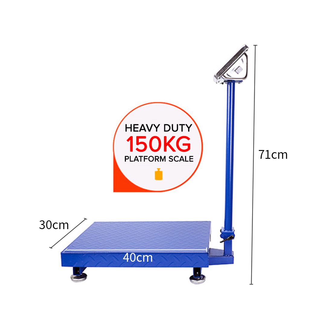 SOGA 2X 150kg Electronic Digital Platform Scale Computing Shop Postal Weight Blue - 150kgPlatformScalesBlueX2 - Home & Living - 6 - AU DEPOT SOGA Buy SOGA 2X 150kg Electronic Digital Platform Scale Computing Shop Postal Weight Blue Online - Home & Living - 6 - AU Depot Free Shipping