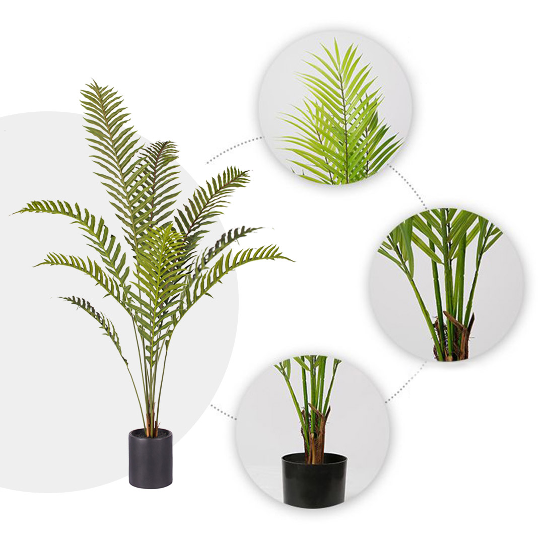 SOGA 2X 160cm Green Artificial Indoor Rogue Areca Palm Tree Fake Tropical Plant Home Office Decor - APlant1609X2 - Home & Living - 4 - AU DEPOT SOGA Buy SOGA 2X 160cm Green Artificial Indoor Rogue Areca Palm Tree Fake Tropical Plant Home Office Decor Online - Home & Living - 4 - AU Depot Free Shipping