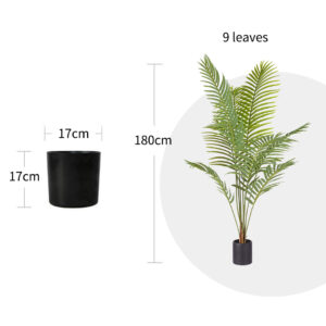 Buy SOGA 2X 180cm Green Artificial Indoor Rogue Areca Palm Tree Fake Tropical Plant Home Office Decor Online - Home & Living - 2 - AU Depot Free Shipping