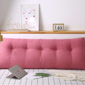 Buy SOGA 2X 180cm Pink Triangular Wedge Bed Pillow Headboard Backrest Bedside Tatami Cushion Home Decor Online - Furniture - 2 - AU Depot Free Shipping