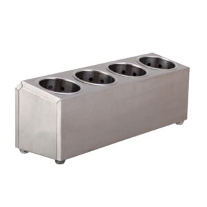 Buy SOGA 2X 18/10 Stainless Steel Commercial Conical Utensils Cutlery Holder with 4 Holes Online - Home & Living - 2 - AU Depot Free Shipping