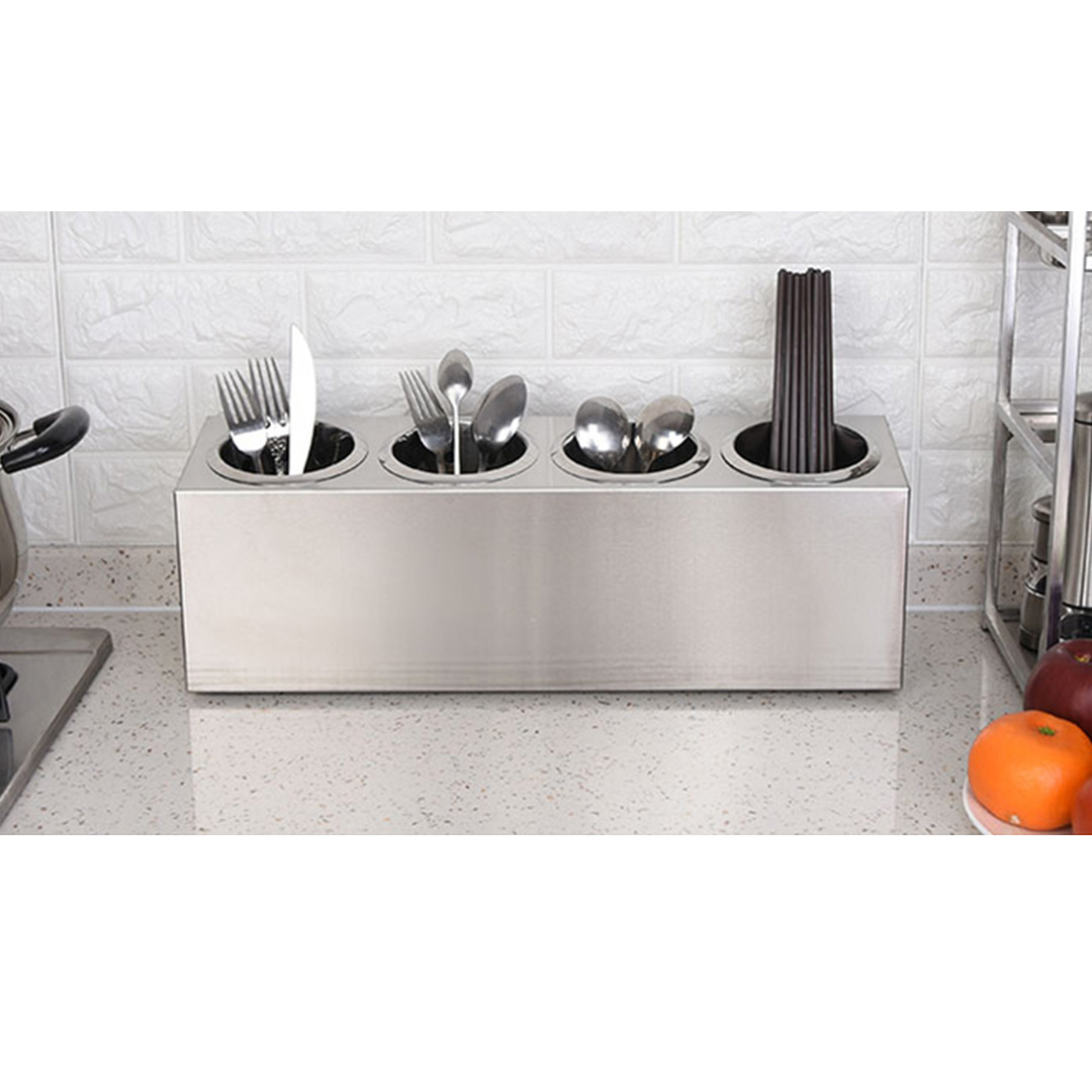 SOGA 2X 18/10 Stainless Steel Commercial Conical Utensils Cutlery Holder with 4 Holes - CutleryHolder4602X2 - Home & Living - 7 - AU DEPOT SOGA Buy SOGA 2X 18/10 Stainless Steel Commercial Conical Utensils Cutlery Holder with 4 Holes Online - Home & Living - 7 - AU Depot Free Shipping