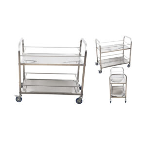 Buy SOGA 2X 2 Tier 85x45x90cm Stainless Steel Drink Wine Food Utility Cart Medium Online - Business & Industrial - 2 - AU Depot Free Shipping