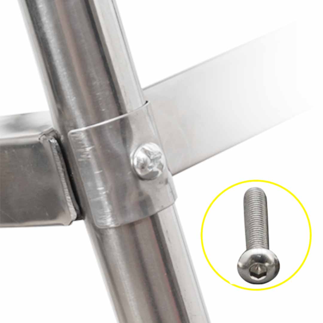 SOGA 2X 2 Tier 86x54x94cm Stainless Steel Kitchen Dinning Food Cart Trolley Utility Round Large - FoodCart1104X2 - Business & Industrial - 5 - AU DEPOT SOGA Buy SOGA 2X 2 Tier 86x54x94cm Stainless Steel Kitchen Dinning Food Cart Trolley Utility Round Large Online - Business & Industrial - 5 - AU Depot Free Shipping