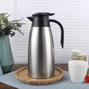 Buy SOGA 2X 2.0L Silver Color 3-Layer Stainless Steel Vacuum Durable Thermal Flask Online - Home & Living - 2 - AU Depot Free Shipping