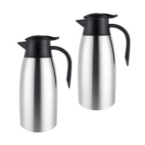 Buy SOGA 2X 2.0L Silver Color 3-Layer Stainless Steel Vacuum Durable Thermal Flask Online - Home & Living - 1 - AU Depot Free Shipping