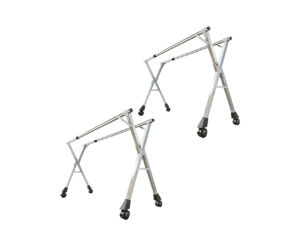 SOGA 2X 2.4m Portable Standing Clothes Drying Rack Foldable Space Saving Laundry Holder with Wheels BSXG2516X2 AU Depot Free Shipping SOGA 2X 2.4m Portable Standing Clothes Drying Rack Foldable Space-Saving Laundry Holder with Wheels - AU DEPOT