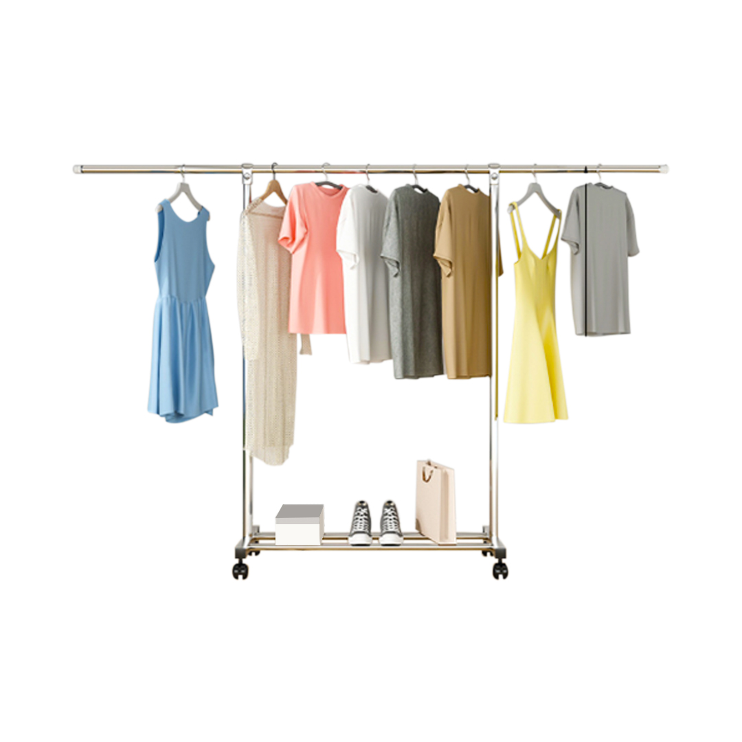 SOGA 2X 200cm Stainless Steel Floor-Standing Clothes Rack - Durable and Space-Saving Laundry Organizer - BSXG2523X2 - Home & Living - 2 - AU DEPOT SOGA Buy SOGA 2X 200cm Stainless Steel Floor-Standing Clothes Rack - Durable and Space-Saving Laundry Organizer Online - Home & Living - 2 - AU Depot Free Shipping
