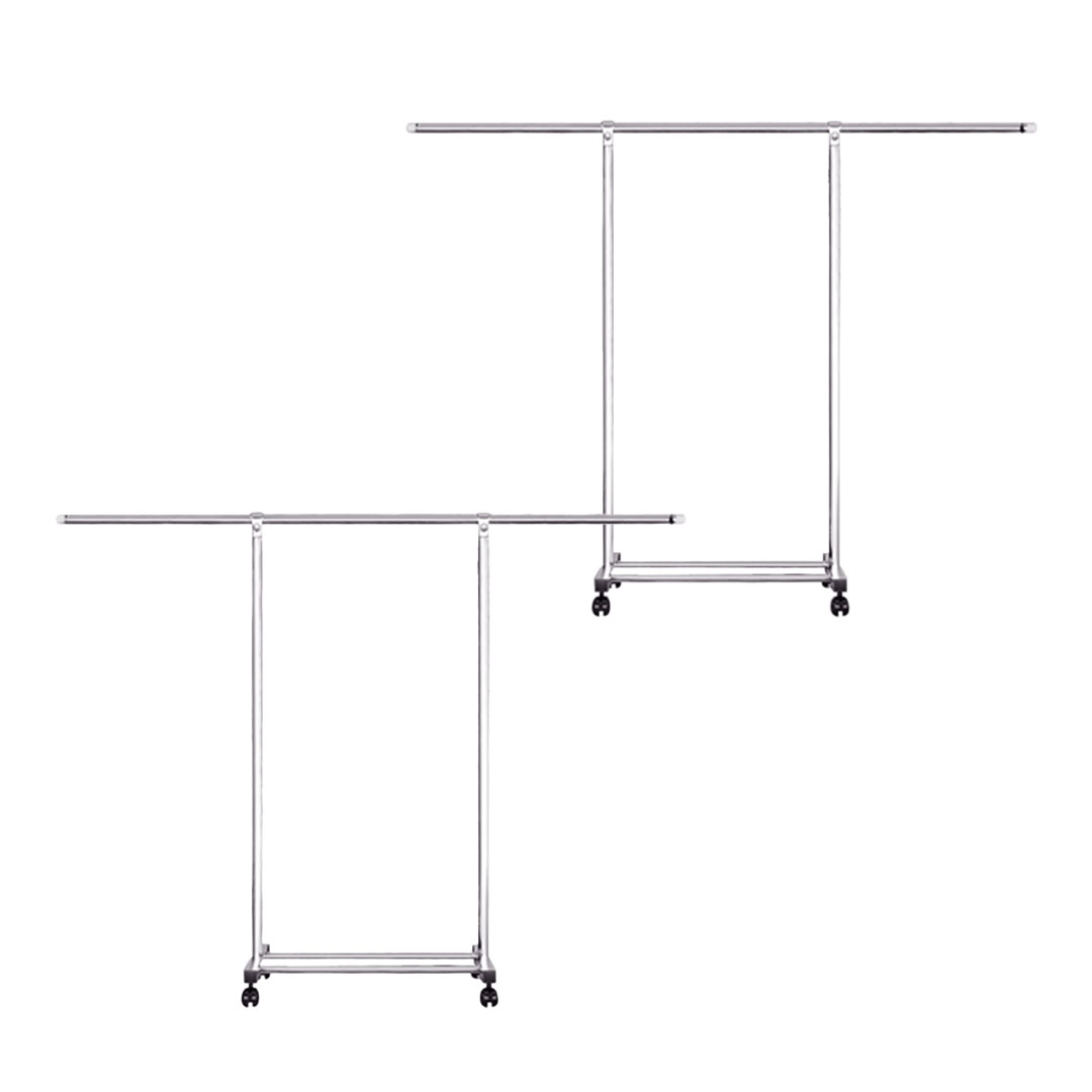 SOGA 2X 200cm Stainless Steel Floor-Standing Clothes Rack - Durable and Space-Saving Laundry Organizer - - BSXG2523X2 1 SOGA 2X 200cm Stainless Steel Floor-Standing Clothes Rack - Durable and Space-Saving Laundry Organizer - AU DEPOT Buy SOGA 2X 200cm Stainless Steel Floor-Standing Clothes Rack - Durable and Space-Saving Laundry Organizer Online - Home & Living - 1 - AU Depot Free Shipping