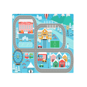 Buy SOGA 2X 20cm Kids Rug Street Map Play Mat, Educational Baby Theme Park Area Rugs Online - Home & Living - 1 - AU Depot Free Shipping