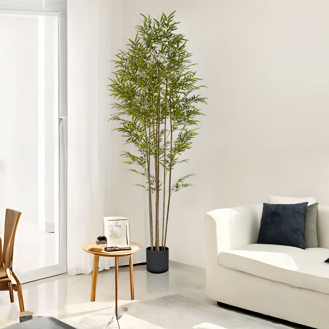 SOGA 2X 240cm Lucky Bamboo Tree Bambusa Vulgaris Artificial Plant w/ 7 Branches Home Accent Decor - APlantFHZ24X2 - Home & Living - 4 - AU DEPOT SOGA Buy SOGA 2X 240cm Lucky Bamboo Tree Bambusa Vulgaris Artificial Plant w/ 7 Branches Home Accent Decor Online - Home & Living - 4 - AU Depot Free Shipping