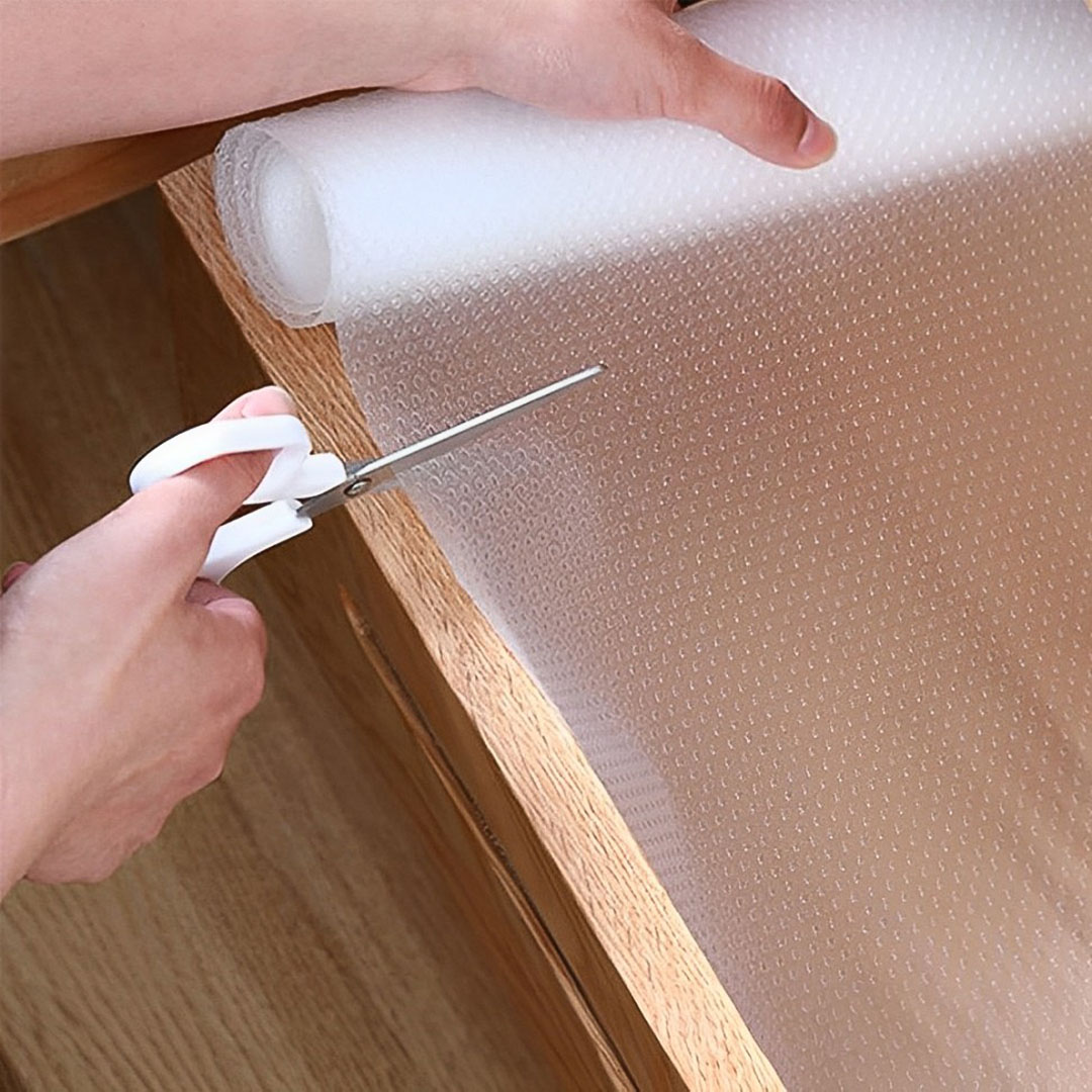 SOGA 2X 30x500cm Transparent Kitchen Drawer Cabinet Multi Use Liner Non Slip Mat - CabMat305X2 - Household Supplies & Cleaning - 3 - AU DEPOT SOGA Buy SOGA 2X 30x500cm Transparent Kitchen Drawer Cabinet Multi Use Liner Non Slip Mat Online - Household Supplies & Cleaning - 3 - AU Depot Free Shipping